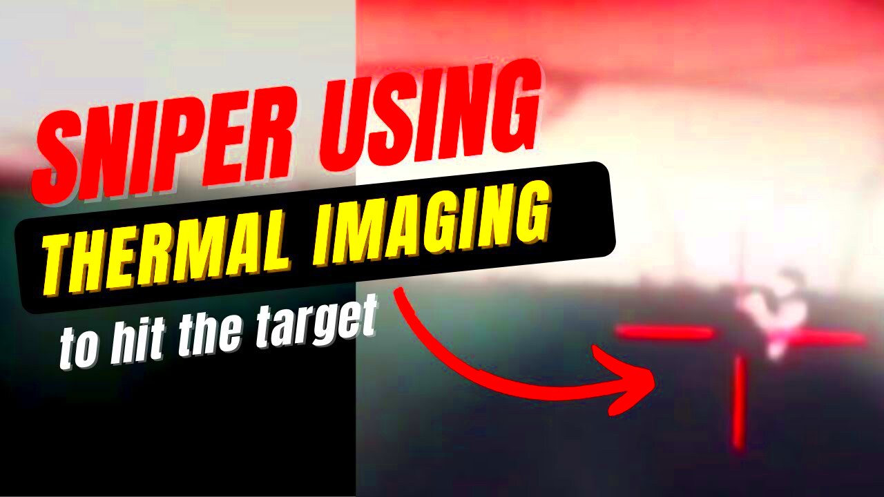 Sniper using thermal imaging shooting down the enemy  YouTube