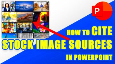 EXPLAINED Properly CITING IMAGES in PowerPoint Stock Images