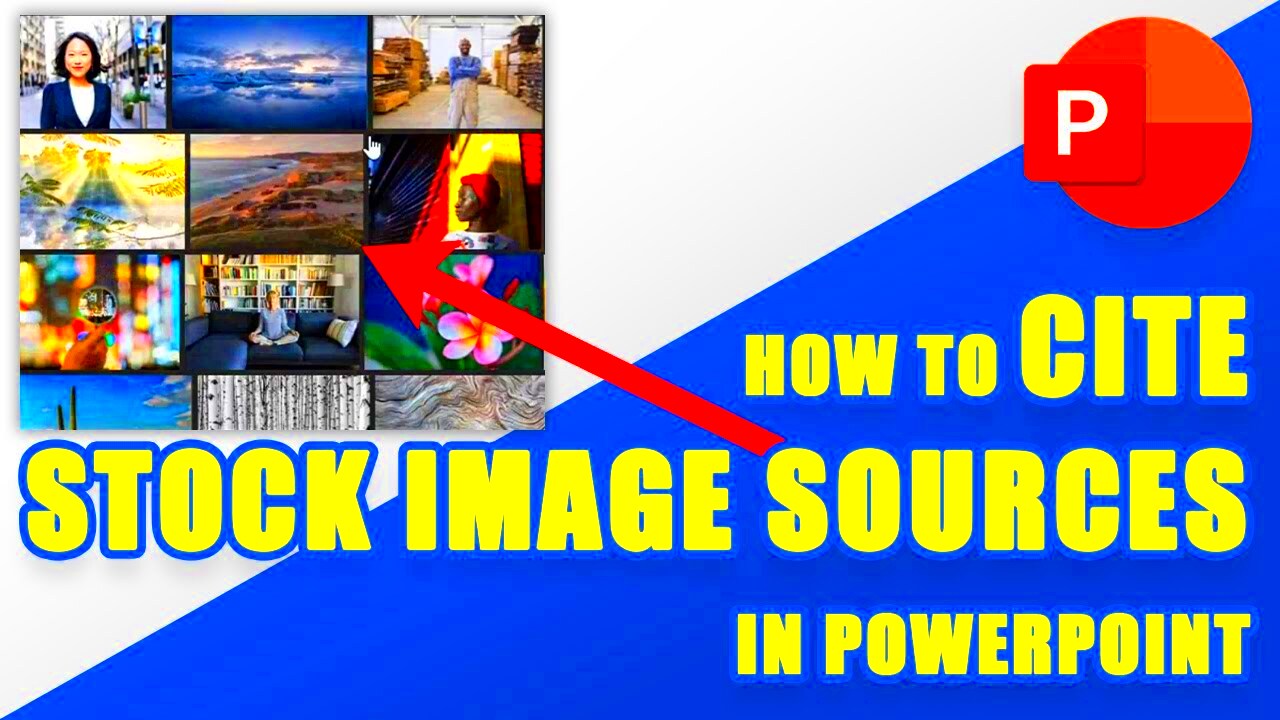 EXPLAINED Properly CITING IMAGES in PowerPoint Stock Images