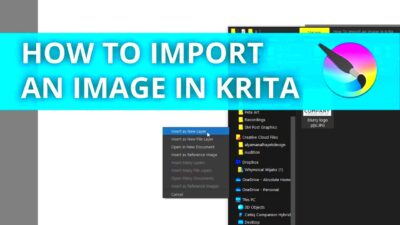 How To Import An Image In Krita  YouTube