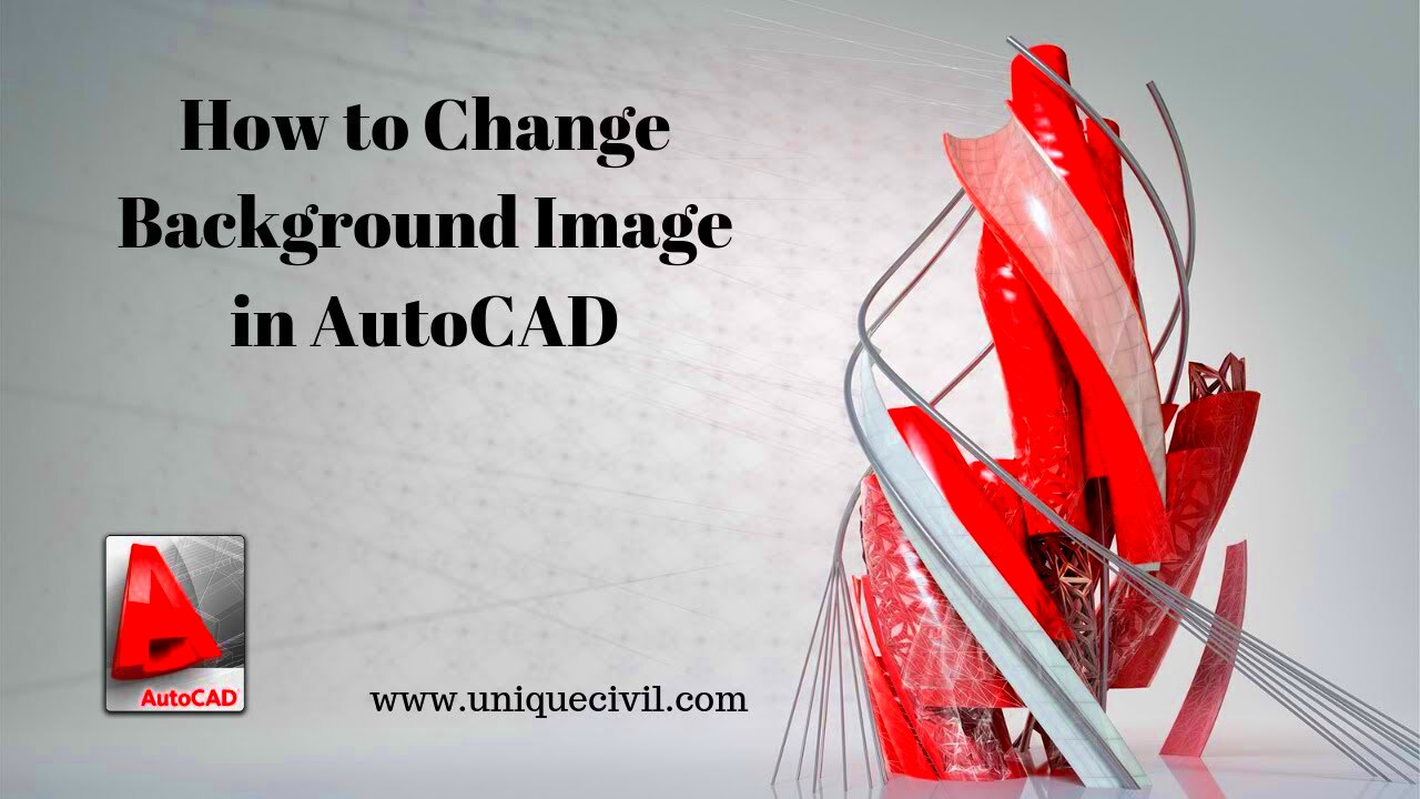 How to Change Background Image in AutoCAD  YouTube