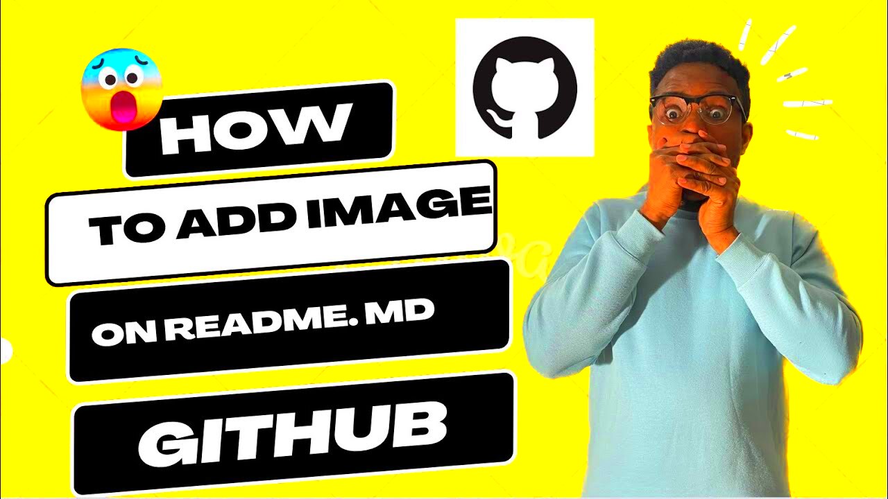 How to Add Image on READMEmd file in GitHub 2024  YouTube