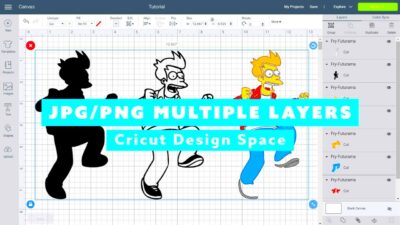 Separate JPGPNG Into Multiple Layers  Colors  Cricut Design Space