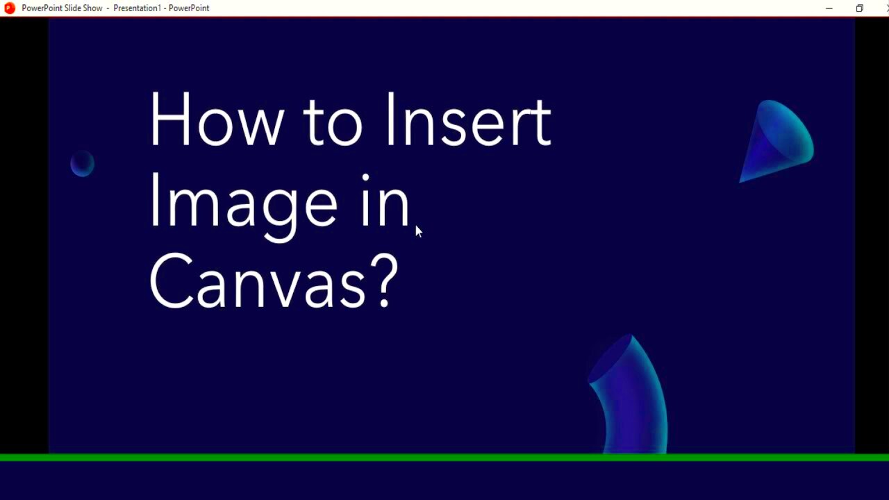 How to Insert Image in Canvas Demonstration  YouTube