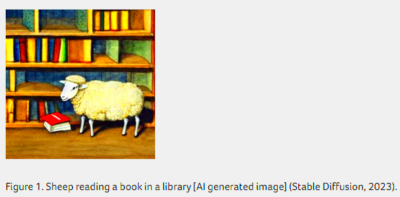 Did you know about the Library guidance for citing AI generated text