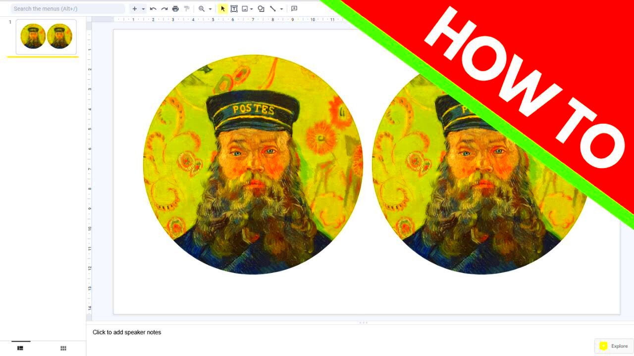 How to Crop a Picture into a Circle in Google Slides  YouTube