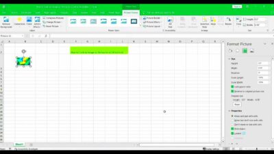 How to Lock an Image or Picture to a Cell in Excel  YouTube