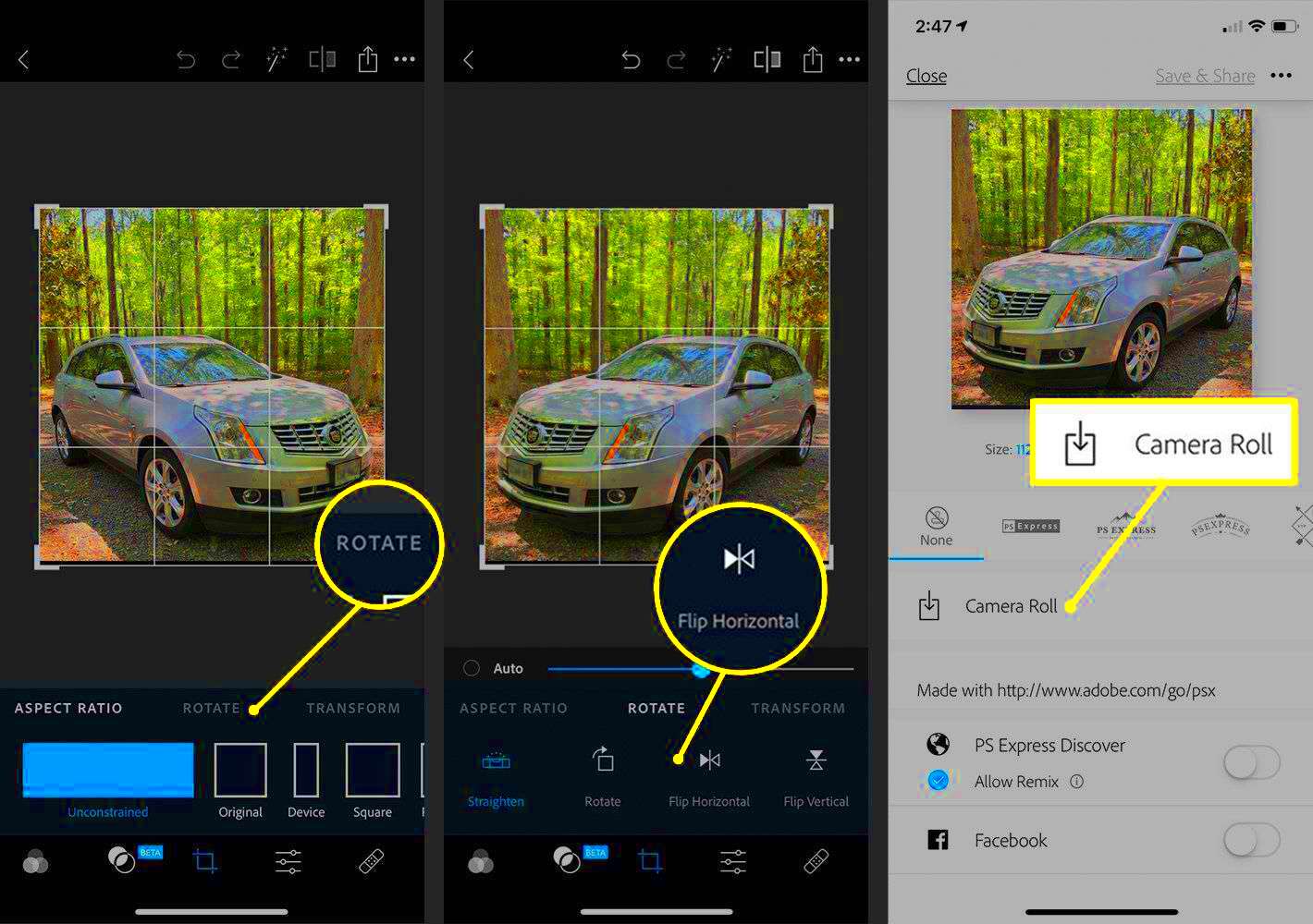 How to Mirror or Flip an Image on the iPhone