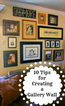 10 Tips for Creating a Gallery Wall  Gallery wall Wall gallery Photo