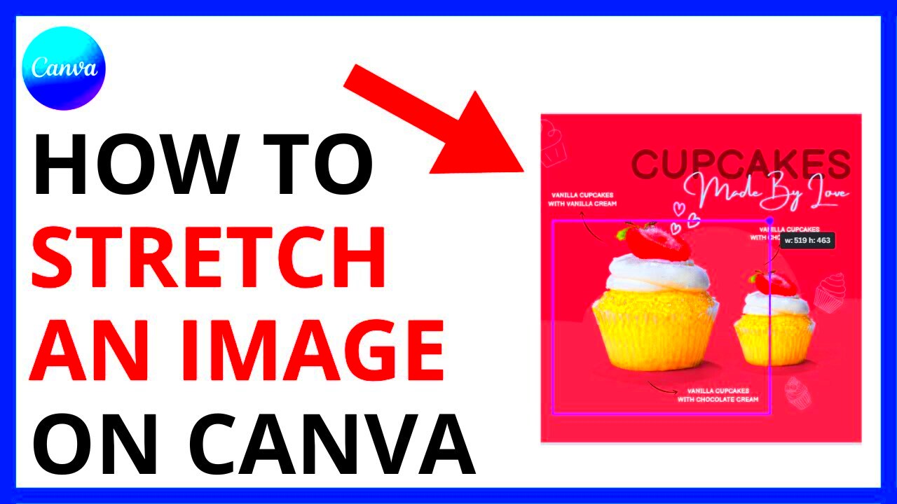 How to Stretch an Image in Canva  YouTube