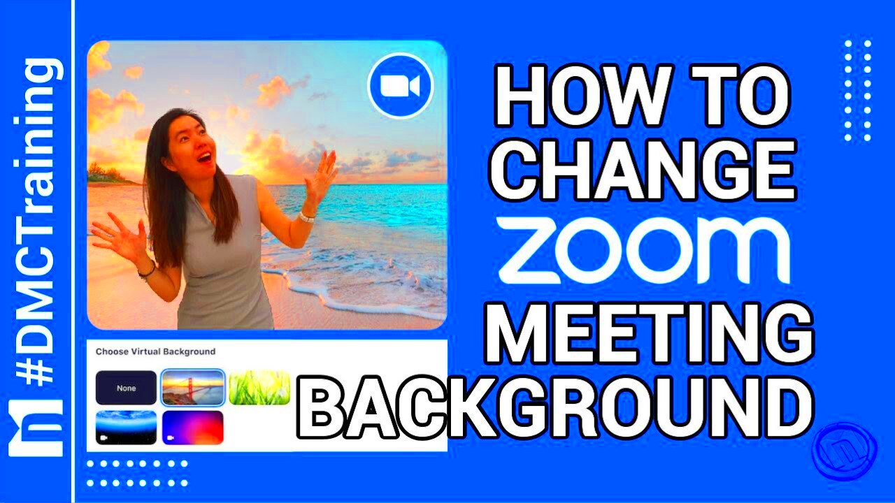 How To Change Zoom Meeting Background  Zoom Virtual Background  Zoom