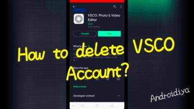 How to delete VSCO account  YouTube