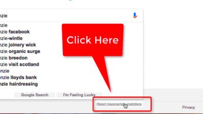 How to Report Inappropriate Google Predictive Results  YouTube