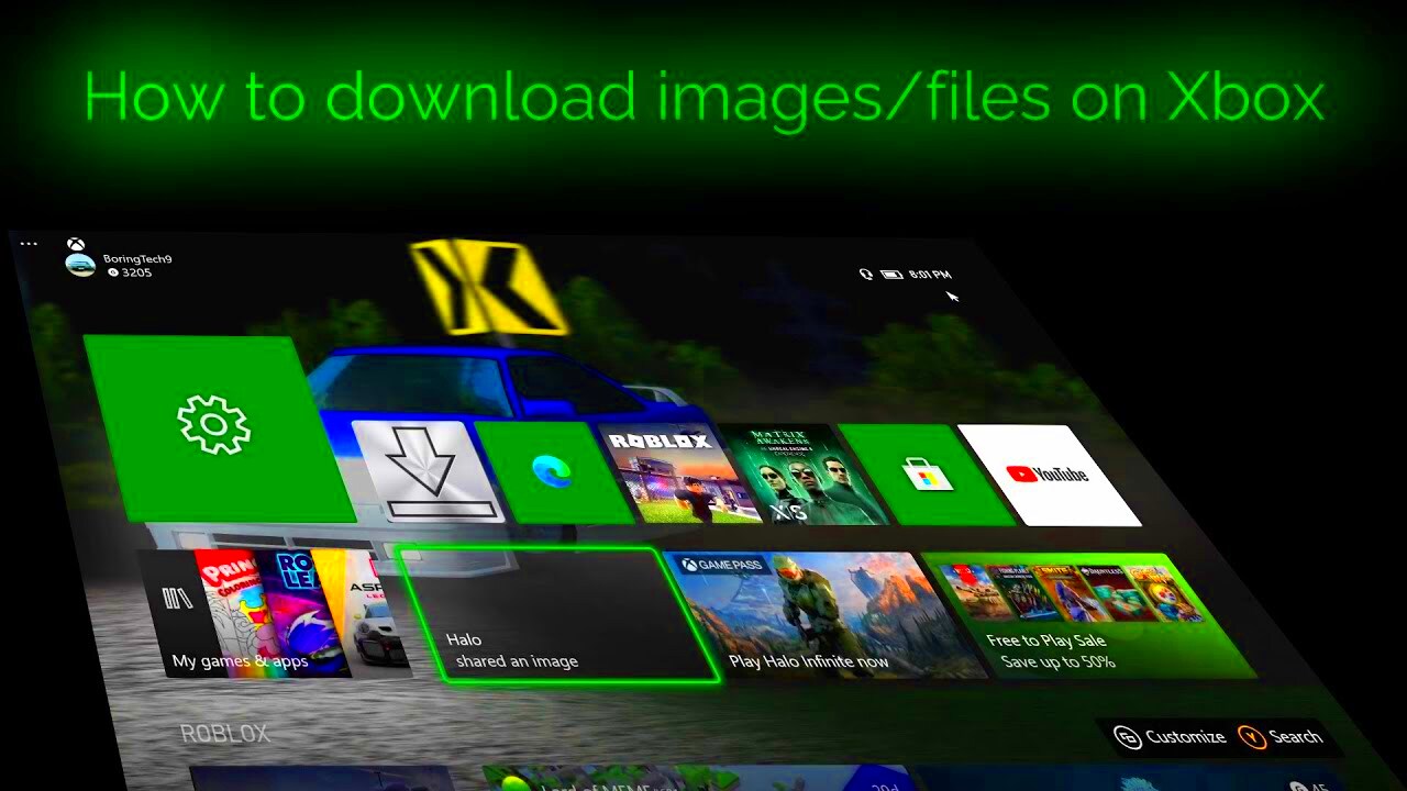 How to download imagesfiles on Xbox OneSeries  Tutorial  YouTube