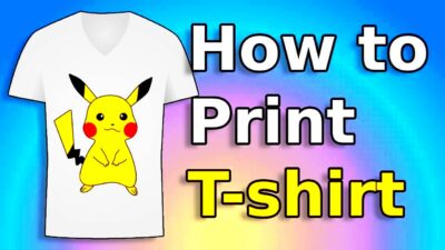 How To Print a Picture On a tshirt  How To Print Tshirt At Home