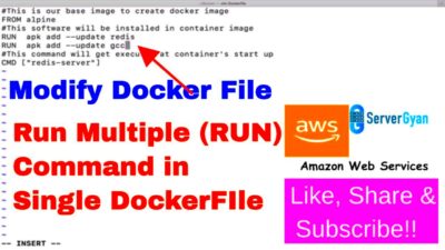 How to edit Dockerfile  How to install multiple packages in Docker