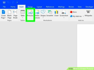 3 Ways to Embed Pictures  wikiHow