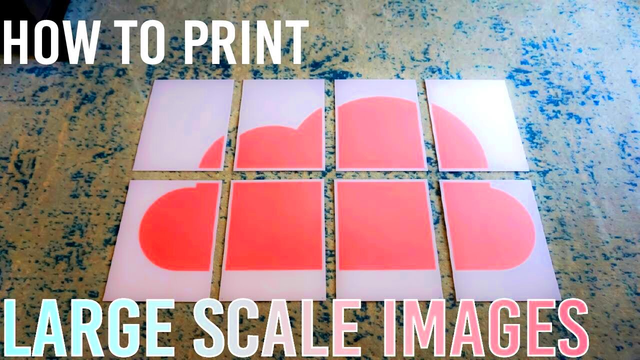 How To Print Large Format  Templates Printable Free