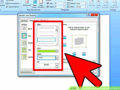 How to Add a Border in Microsoft Word 5 Steps with Pictures