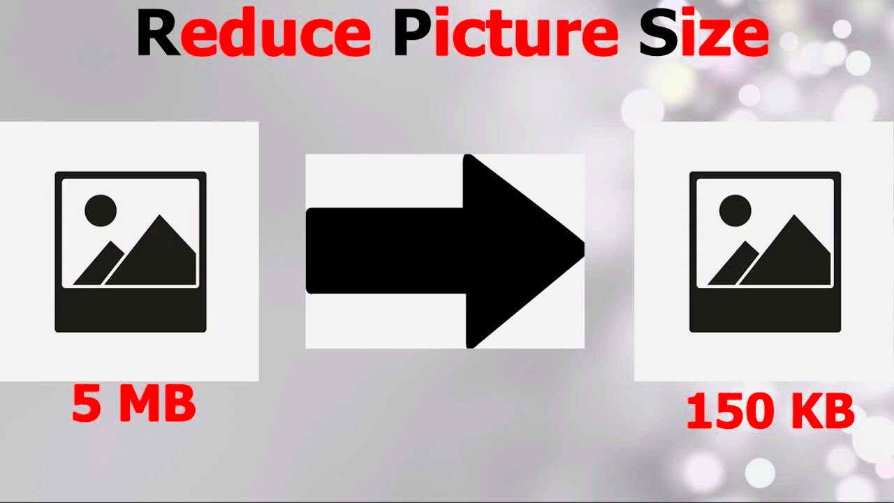 How to reduce picture size MB to KBTutorial  YouTube