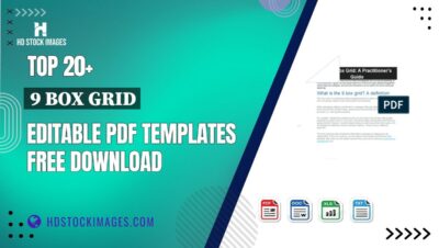 Top 20+ 9 Box Grid Editable PDF Templates Free Download