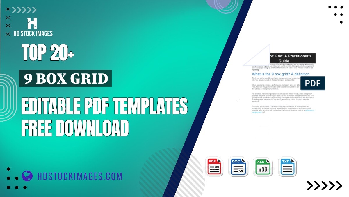 Top 20+ 9 Box Grid Editable PDF Templates Free Download