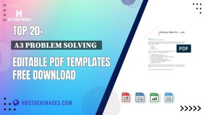 Top 20+ A3 Problem Solving Editable PDF Templates Free Download