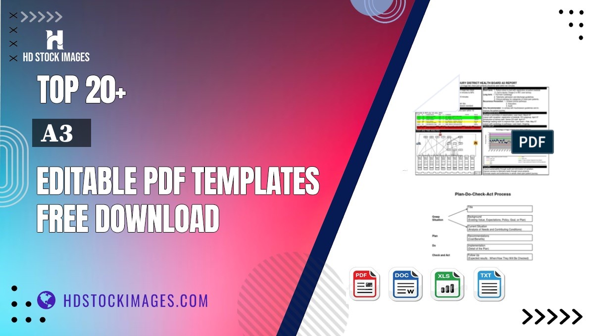 Top 20+ A3   Editable PDF Templates Free Download