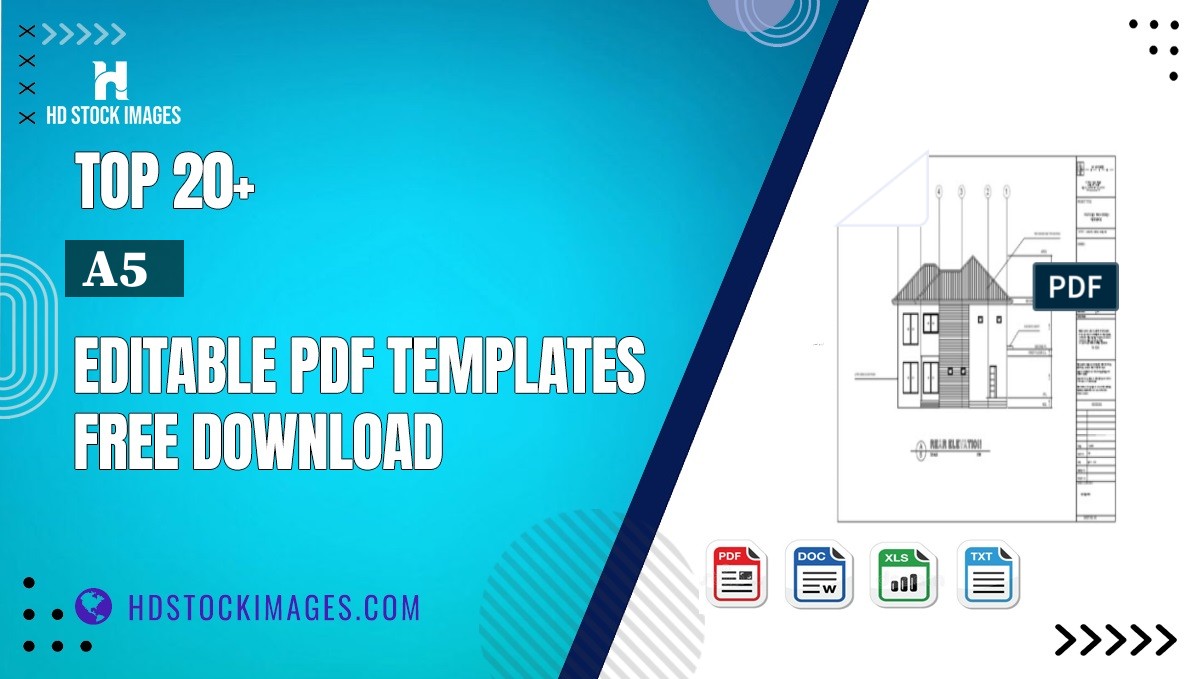 Top 20+ A5   Editable PDF Templates Free Download