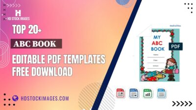 Top 20+ Abc Book   Editable PDF Templates Free Download