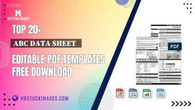 Top 20+ Abc Data Sheet   Editable PDF Templates Free Download