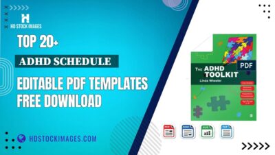 Top 20+ Adhd Schedule   Editable PDF Templates Free Download