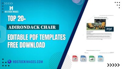 Top 20+ Adirondack Chair   Editable PDF Templates Free Download