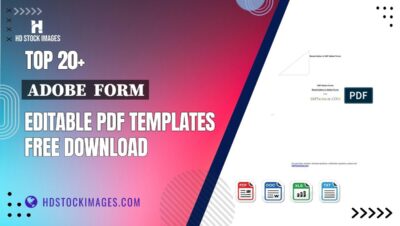 Top 20+ Adobe Form Editable PDF Templates Free Download
