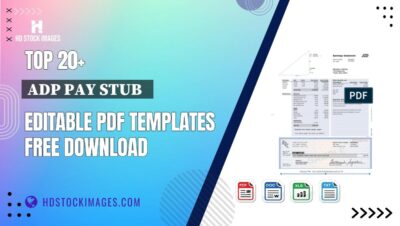 Top 20+ Adp Pay Stub   Editable PDF Templates Free Download