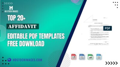 Top 20+ Affidavit  Editable PDF Templates Free Download