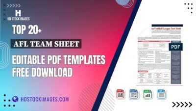 Top 20+ Afl Team Sheet Editable PDF Templates Free Download