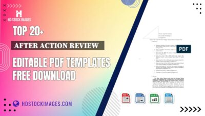 Top 20+ After Action Review   Editable PDF Templates Free Download