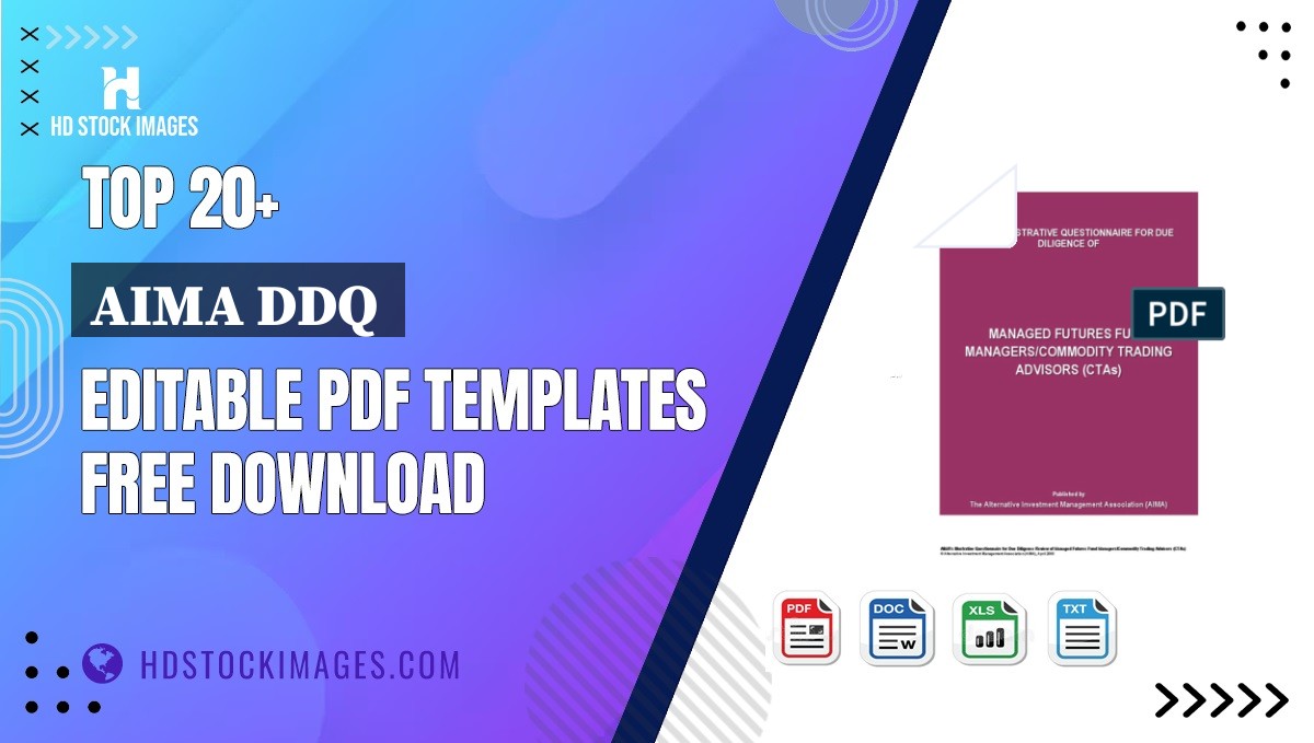 Top 20+ Aima Ddq  Editable PDF Templates Free Download