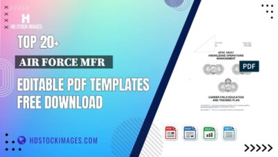 Top 20+ Air Force Mfr   Editable PDF Templates Free Download