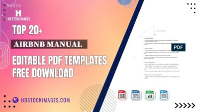 Top 20+ Airbnb Manual   Editable PDF Templates Free Download