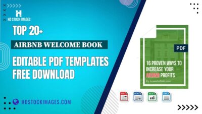 Top 20+ Airbnb Welcome Book   Editable PDF Templates Free Download