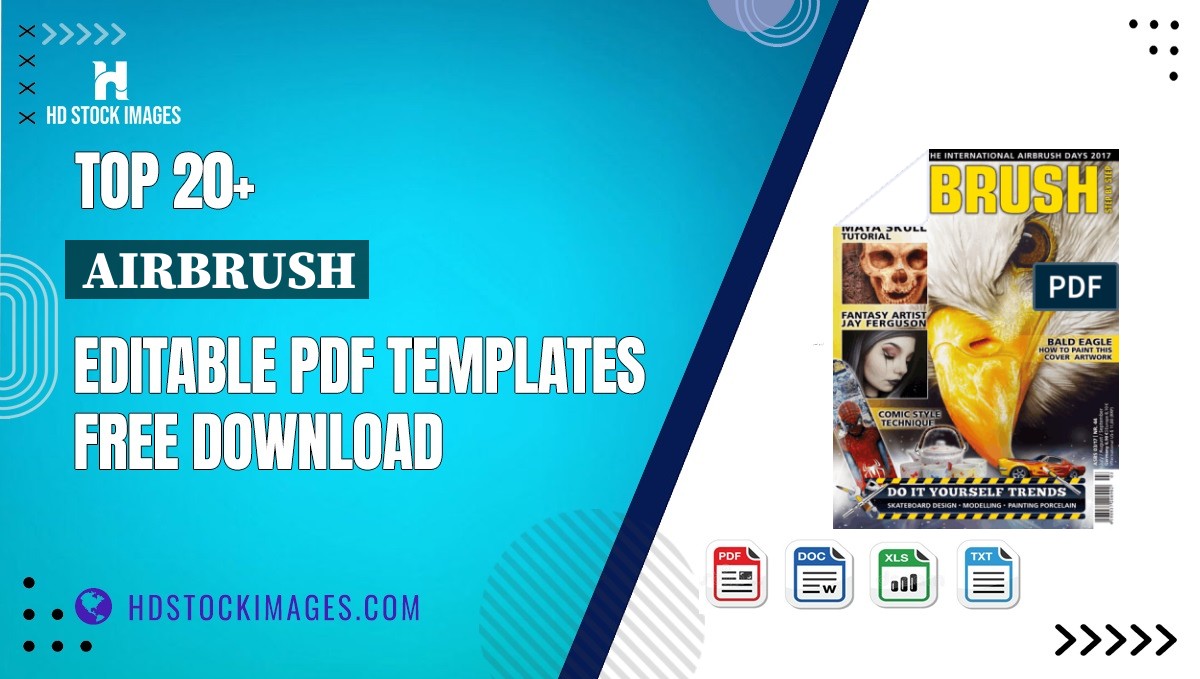 Top 20+ Airbrush Editable PDF Templates Free Download