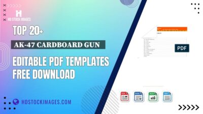 Top 20+ Ak-47 Cardboard Gun   Editable PDF Templates Free Download