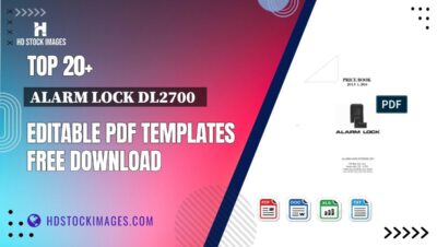 Top 20+ Alarm Lock Dl2700   Editable PDF Templates Free Download