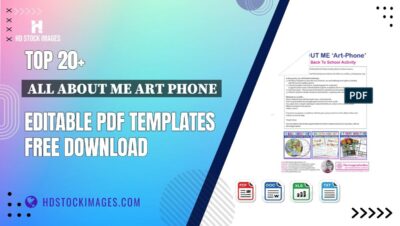 Top 20+ All About Me Art Phone Editable PDF Templates Free Download