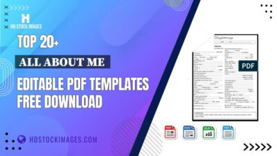 Top 20+ All About Me Editable PDF Templates Free Download