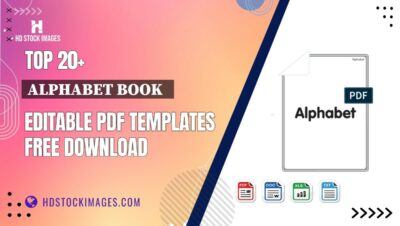 Top 20+ Alphabet Book Editable PDF Templates Free Download
