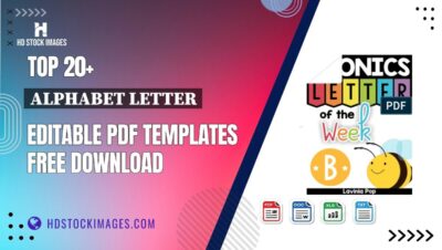 Top 20+ Alphabet Letter Editable PDF Templates Free Download