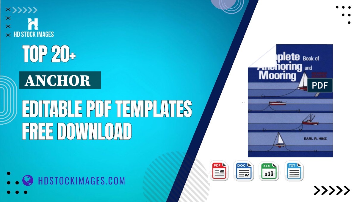 Top 20+ Anchor   Editable PDF Templates Free Download